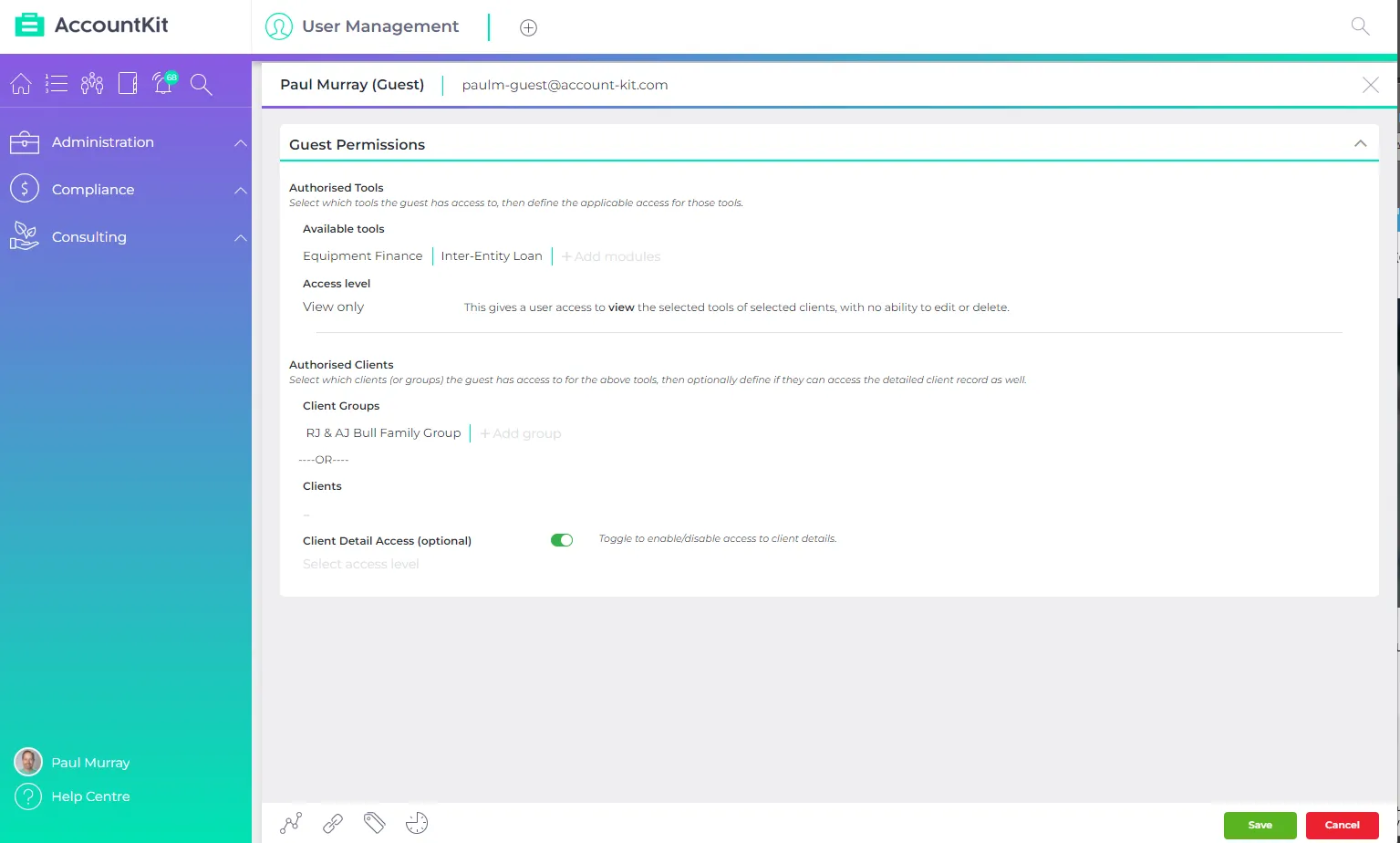 Guest Permissions